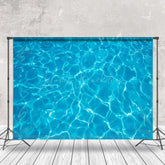 Lofaris Water Ripples Swimming Pool Summer Photo Backdrop